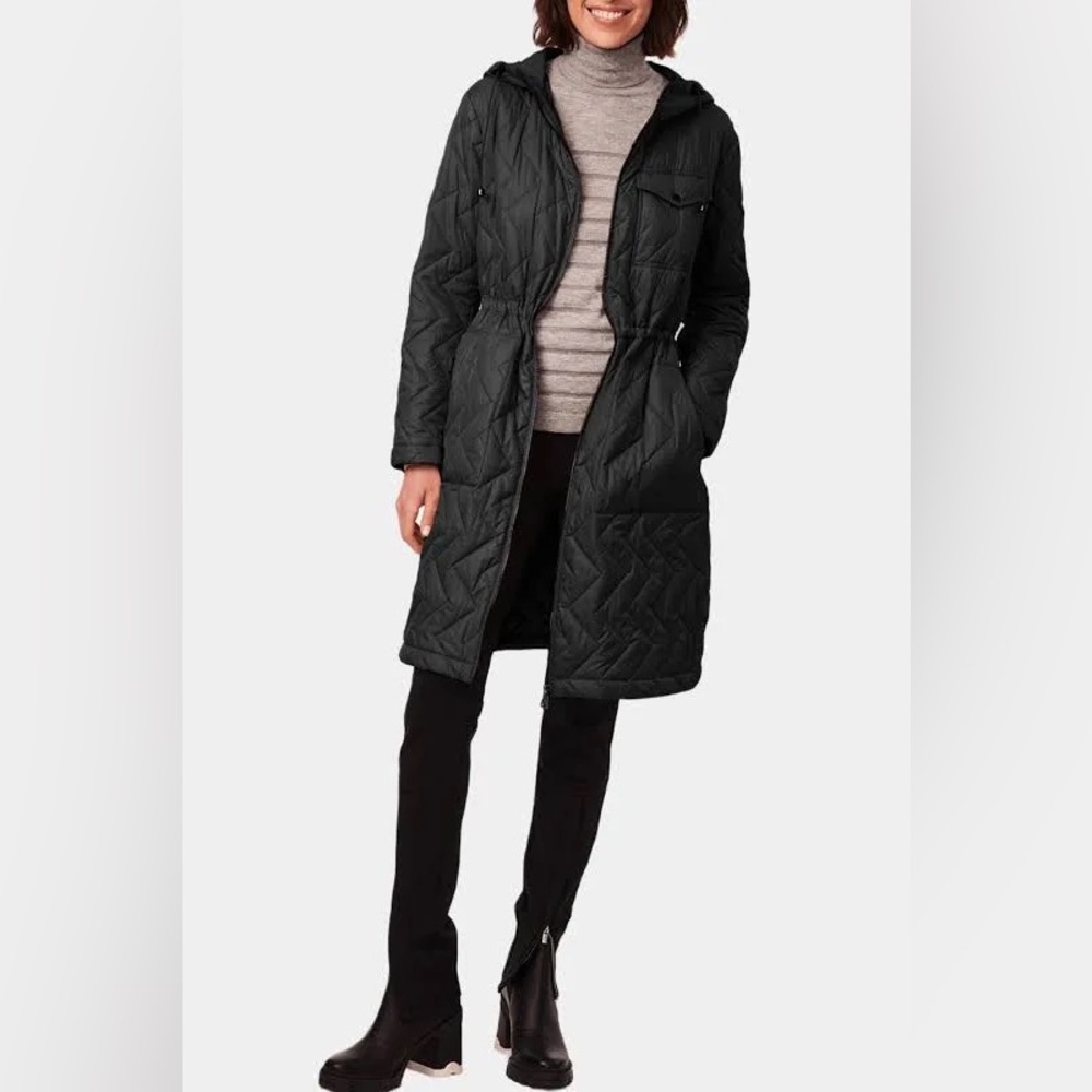 Bernardo Ecoplume Black Quilted Puffer Jacket